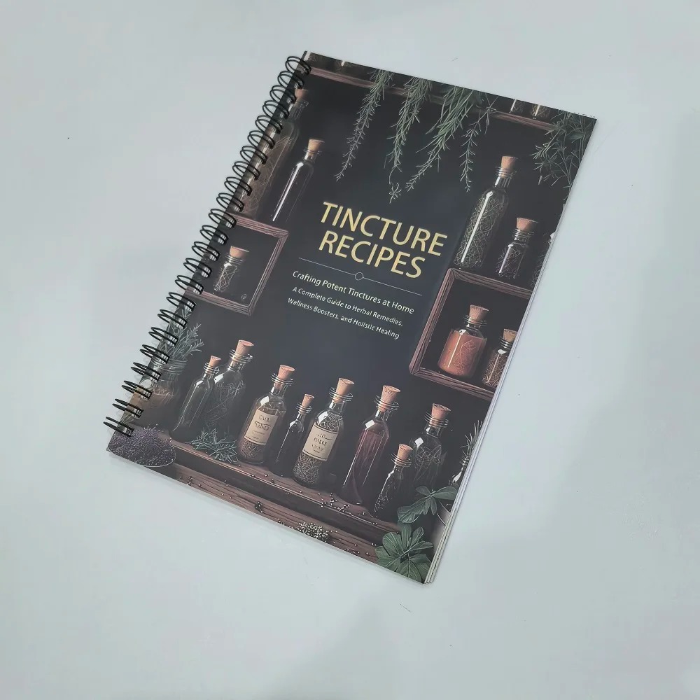 Herbal Wellness Book - Książka z przepisami na tinktury: Tworzenie