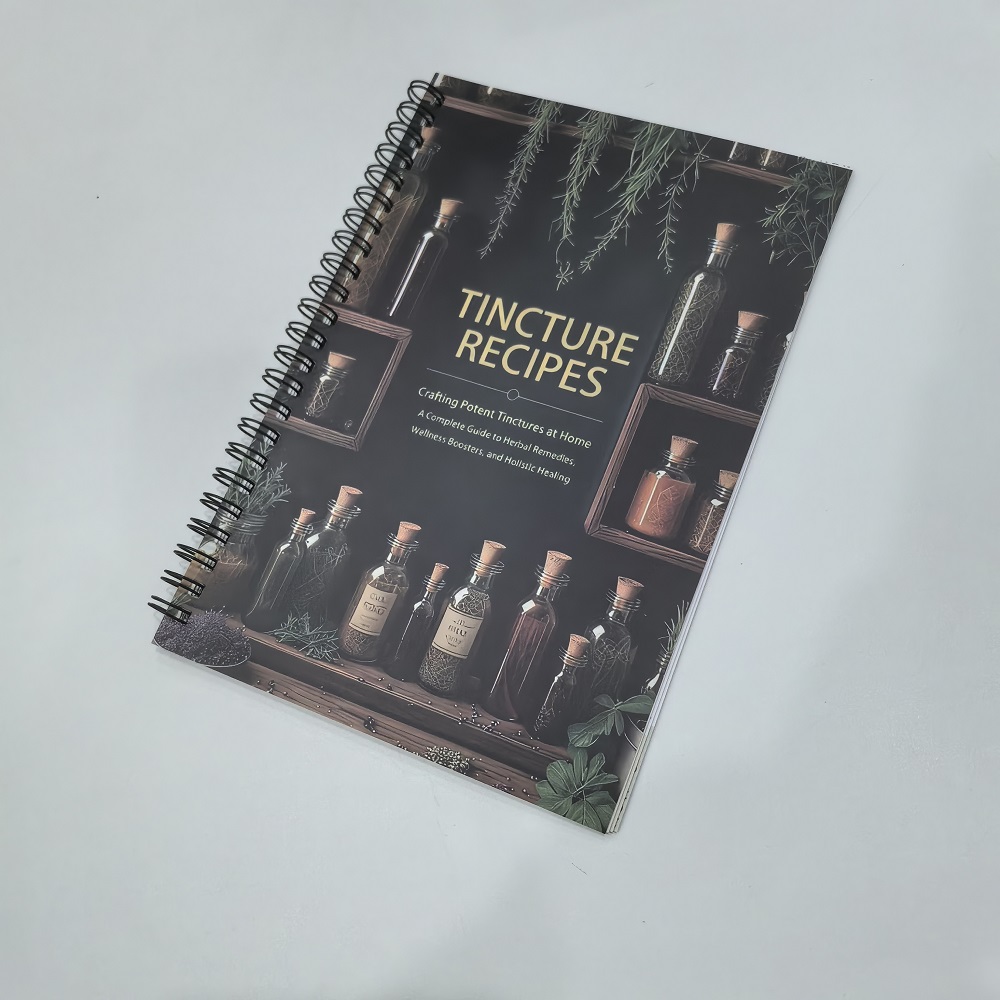 Herbal Wellness Book - Książka z przepisami na tinktury: Tworzenie